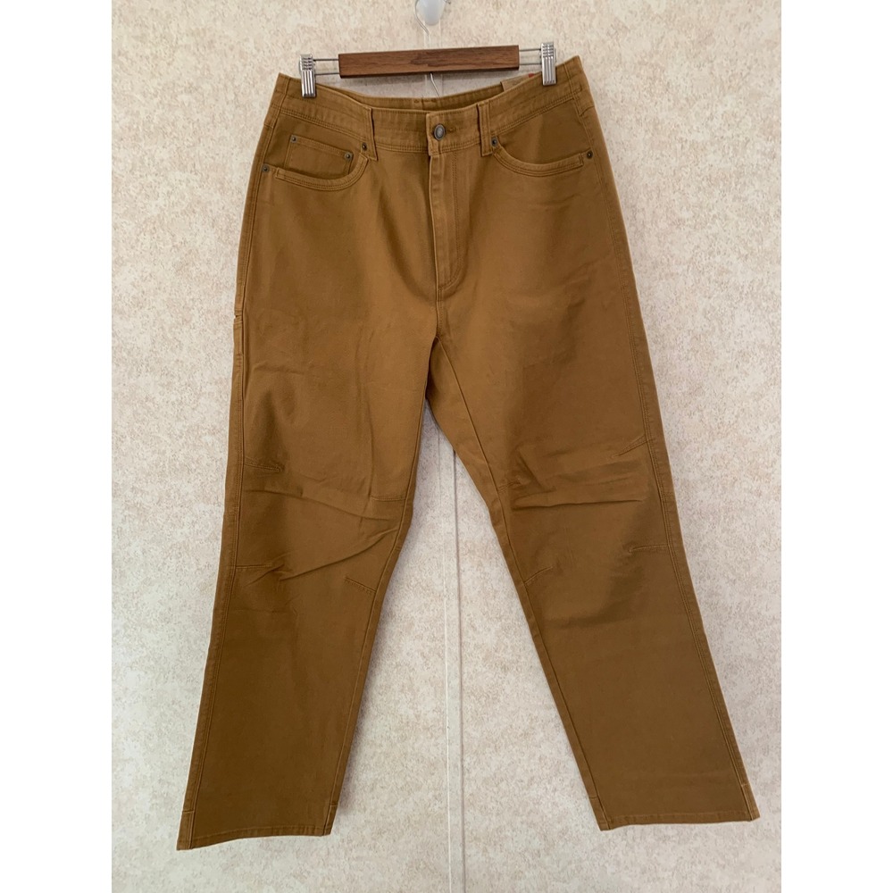 NWT Brahma Men Work Pants Canvas Tan Size Medium Carpenter Utility